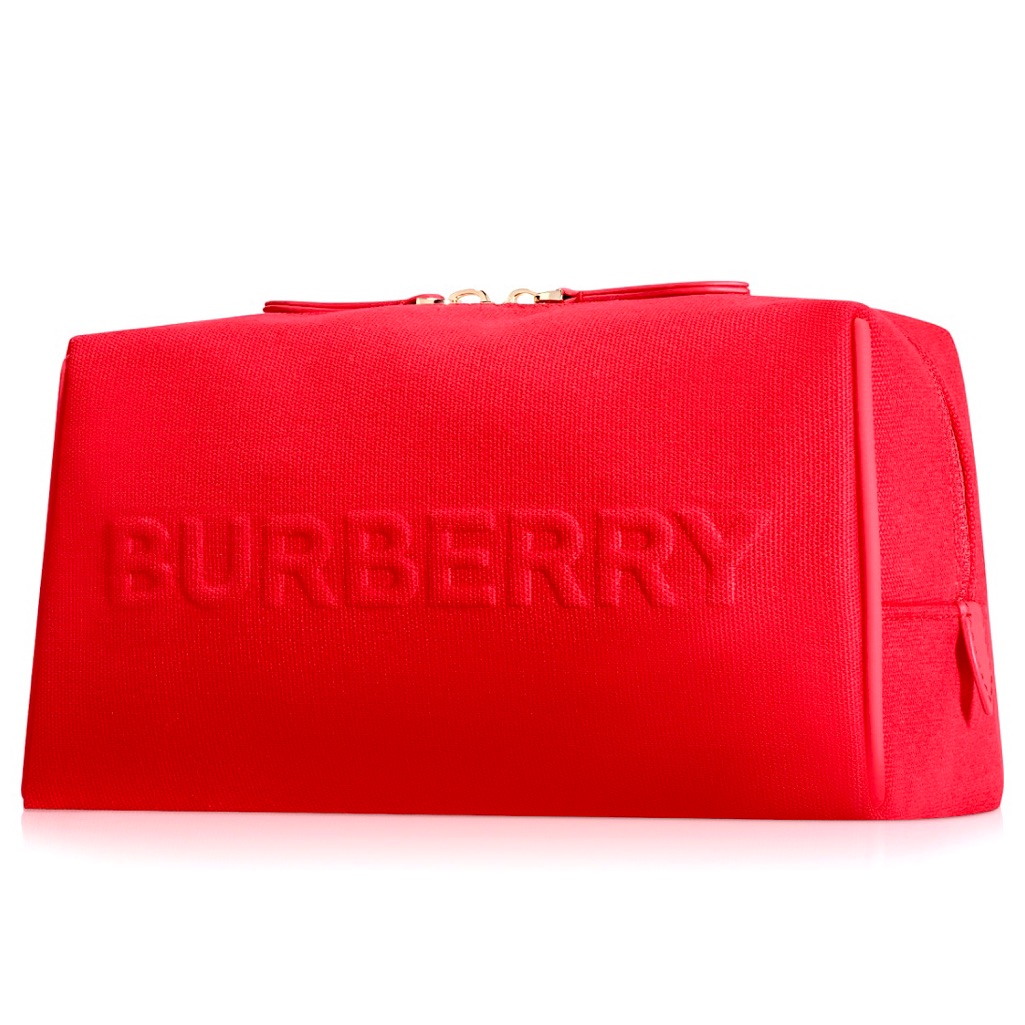 Burberry Purse Cosmetic Bag Pouch Red